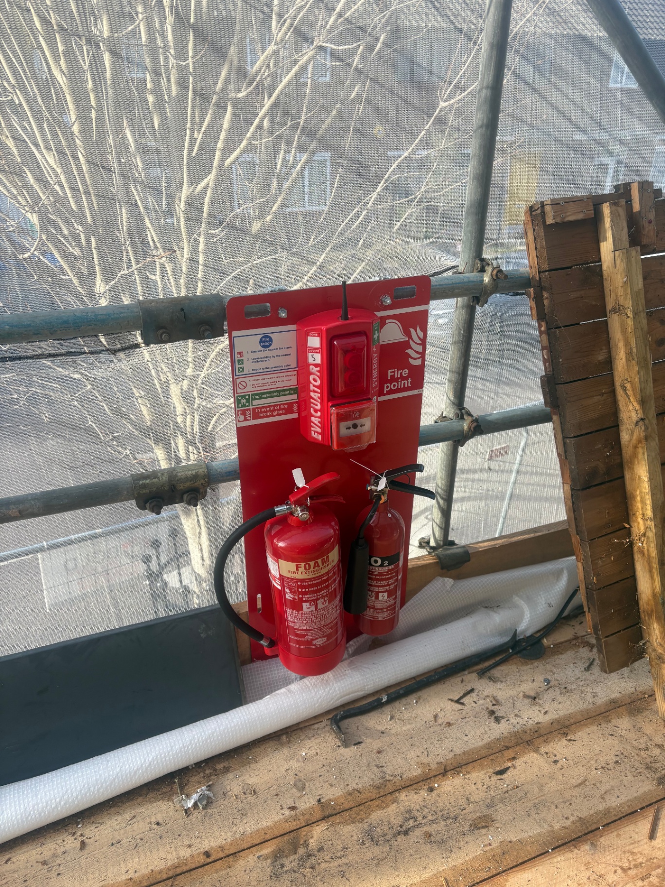 Scaffold Post Fire Point